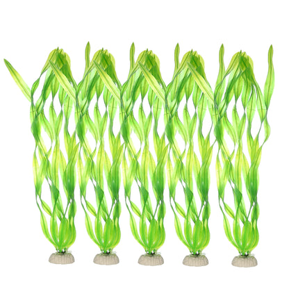 UXCELL 3/4/5/6/8/9 Pcs Artificial Aquarium Plants Grass Water Weeds Ornament Fish Tank Plant Flower Grass Decor Accessories