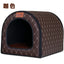 Kennel Winter Warm Waterproof Removable Washable Closed House Kennel Villa Small Dog Corgi Law 11 Pet Nest