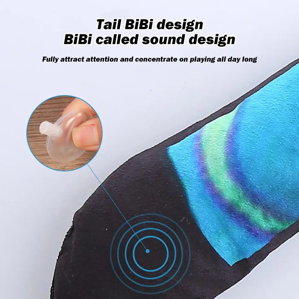 Snake Dog Toy With Squeakers Plush Puppy Toys With Squeakers At The Tail Blue Rainbow Squeaky Pet Snake Toy Long Dog Toys For