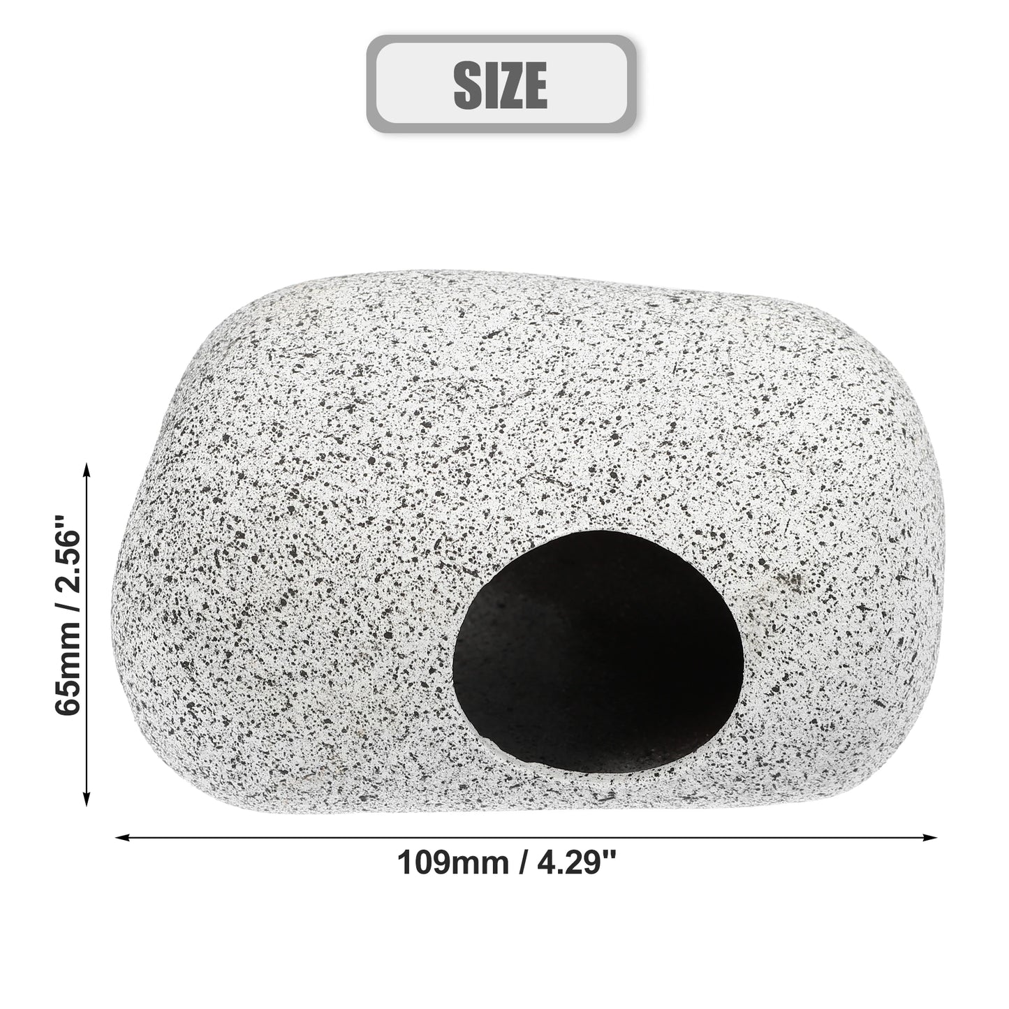 UXCELL Fish Tank Hideaway Rock Cave Ceramic Aquarium Decoration Fish Shrimps Shelter Pet Pottery House Canister Accessories