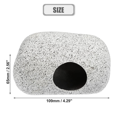 UXCELL Fish Tank Hideaway Rock Cave Ceramic Aquarium Decoration Fish Shrimps Shelter Pet Pottery House Canister Accessories