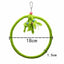 Rope Perches For Bird Cages Circle Rope Swing Easy Installation Natural Safe Soft Cotton Round Bird Swing For African Grey Macaw