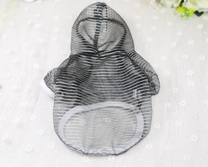 Ultra Thin Transparent Pet Dog Sun Protection Hoodie Clothes For Small Dogs Chihuahua Puppy Cat Summer Vest Shirt French Bulldog