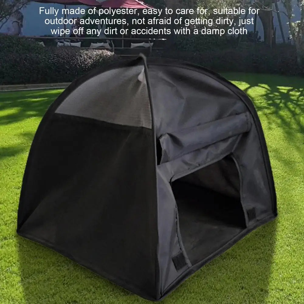 Portable Outdoor Dog Sunshade Breathable Foldable Dog Tent For Beach Anti-UV Small Animal Sun Shelter Puppy Beach Sun Shelter