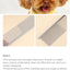 Pet Hair Removal Comb Stainless Steel Pet Grooming Comb Gently Removes Loose Knotted Hair Dog Cat Cleaning Beauty Supplies
