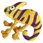 Dog Plush Toy Cross Border Plush Filled Striped Chameleon Lizard Squeaking Pet Toy Dog Toy Fleece Squeak Toys