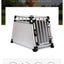 Directly from the manufacturer dog cage, car pet cage air transportation Thickened ventilated aluminum firm pet dog dog cat cage