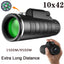 10x42 HD Powerful Portable Monocular Telescope BAK4 Prism for Outdoor Travel Camping,Hiking,Hunting,Bird watching, Holiday Gifts
