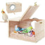 Transparent Design Parakeet Cockatiel Bird House Nest Easy to Clean Parrot House Smooth Edges Parakeet Nesting Box Bird Supplie