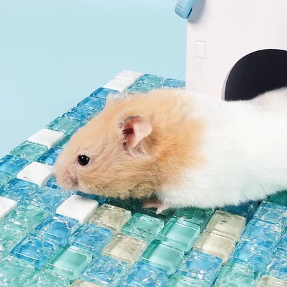 Small Pet Summer Cooling Pad Cool Mat Resin Cooler Beds for Chinchilla Guinea Pig Hamster Accessories High Quality