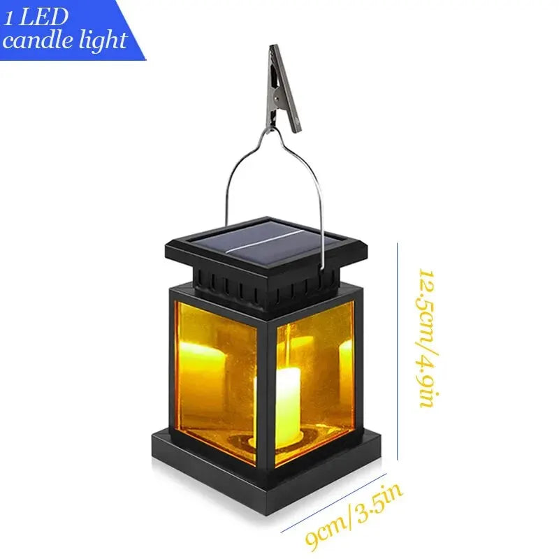 Solar LED Lights Outdoor Focus Floor Lanterns Panel Candle Terraza Indoor Hanging Balcony Birds Decoration Lighting For Garden