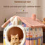 The kennel is universal in all seasons, the house type is small, the dog can be dismantled and washed, the dog house cat litter