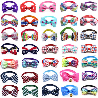 20pcs Dog Acccessories Dog Bow Tie  Bulk Dog Collar Bow Dog Bowtie Small Dog Cat Pet Supplies Dog Fashion Accessoreis Bow