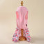 Dog Clothes for Small Dogs Girl Summer Dog Pajamas Jumpsuit, Top Puppy Shirt and Floral Pants 4 Legged Female Dog Onesie Pjs