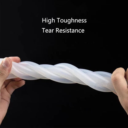 1m/3m/5m/10m/20m Soft Silicone Aquarium Oxygen Pump Hose Air Bubble Stone Aquarium Fish Tank Pond Pump Tube Food Grade Material