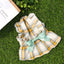 Plaid Dog Dress Cute Princess Dresses Cat Plaid Vest Small and Medium-sized Pet Clothing Classical Style Printed Pattern Clothes