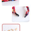 Cute Japanese Print Pet Dog Collars Bunny Ears Shaped Necklace for Cats Spring Decorate Puppy Supplies Neck Wear Cat Accessories