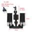Black Aquarium Filter With Pump For Fish Tank Air Pump Skimmer Biochemical Sponge Filter Aquarium Bio Filters Filtro Aquario