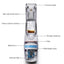 Pet Hair Clipper With Suction USB 3-Speed Vacuum Dog Shaver 1500mAh Rechargeable Low Noise Electric Dog Groomer For Cats