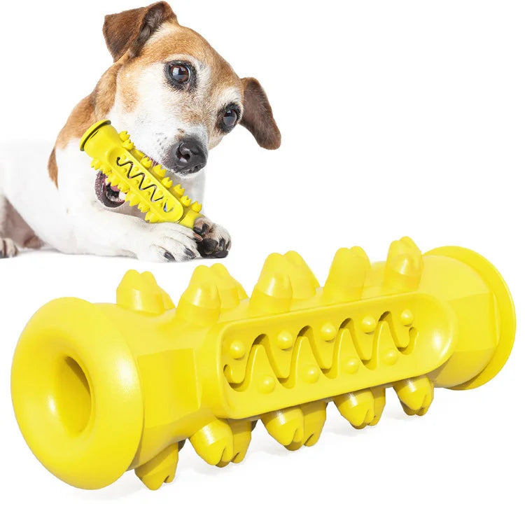Pet Supplies Wholesale Amazon New Product Dog Toys Molar Stick Resistant to Chewing Teeth Cleaning Dog Toothbrush Feeder