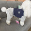 Thin Jumpsuits Dog Clothes Fake Two Piece Suit Spring Autumn Sportswear Knitted Sweater Vest & Shirt Fake Two-piecs Suit