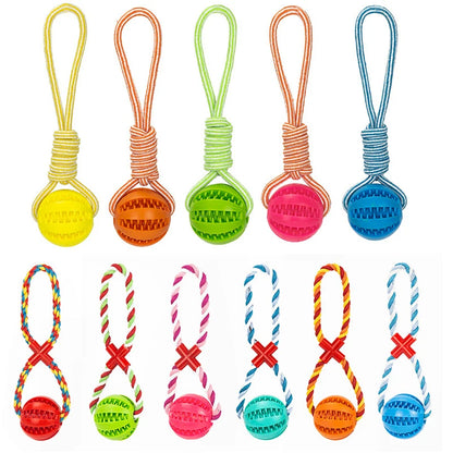 Dog Hemp Rope Toy With Ball