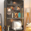 Retro Solid Wood Cat Cage for Living Room Cat House Two-layer One-piece Movable Light Luxury Creative  Cage for Cats
