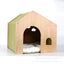 Factory straight hair, high-grade wooden cat litter, kennel, delivery room, universal in all seasons, environmentally friendly