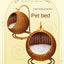 Cat and dog kennel rattan pet products Summer pet kennel cool kennel hanging cat basket four seasons universal pet mat