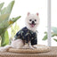 Summer Dog Shirt Hawaiian Beach Pet Clothing Coconut Tree Flower Print Puppy T-Shirt for Small Dogs Cats Vest Camp Shirt for Pug