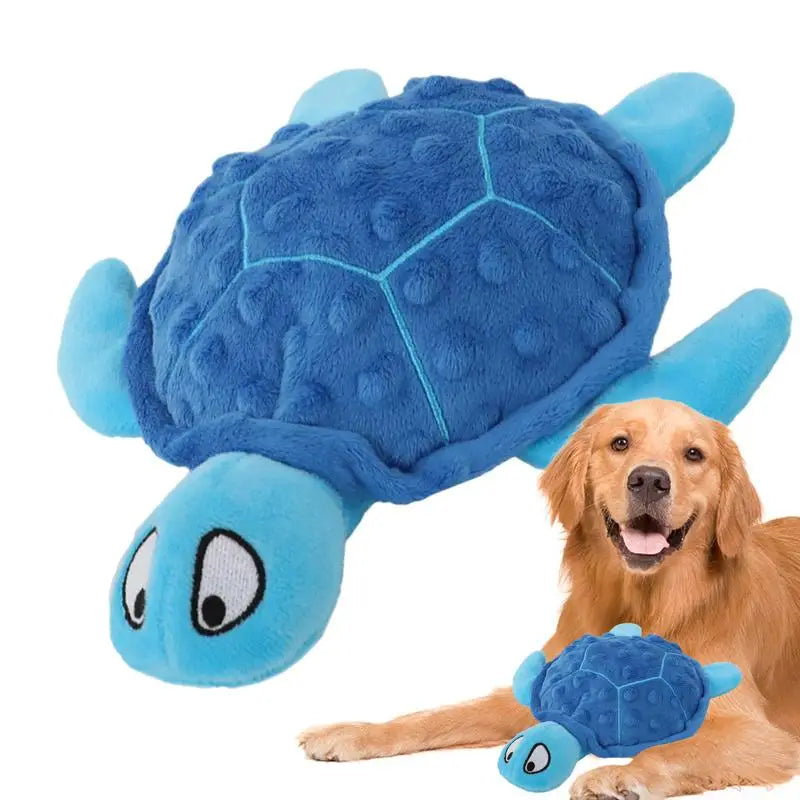 Plush Sea Turtle Dog Toy Sound Chew Pet Squeaky Toys Squeaky Dog Chewing Toy Plush Chewing Toys for  Dog Puppy Outdoor Playing