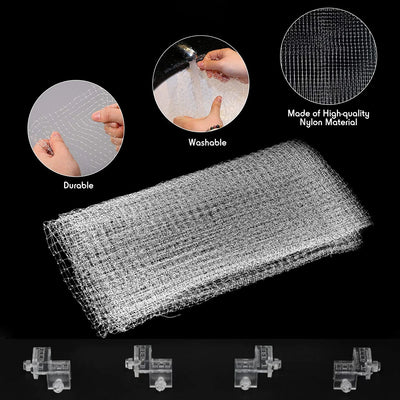 DIY Aquarium Screen Net Clear Mesh Netting Fish Tank Covering Anti-Jumping Net Anti-Escape Replacement Net крышка для аквариума