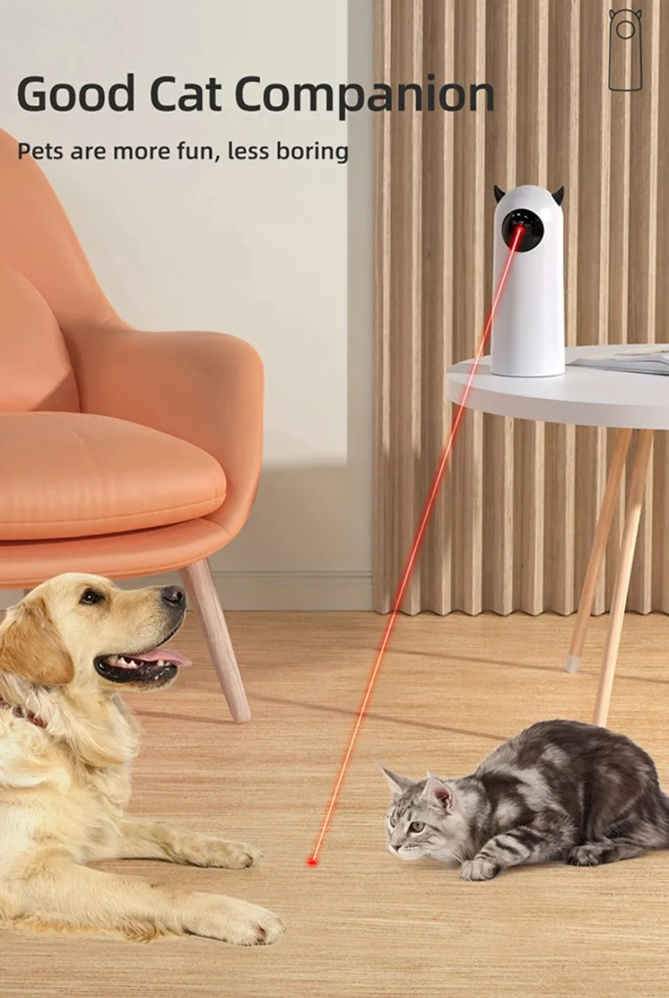 Laser Cat Teasing Device Teasing Pet Toys Infrared Intelligence Good-Looking Relieve Boredom Dog Toy Projection Capture Device