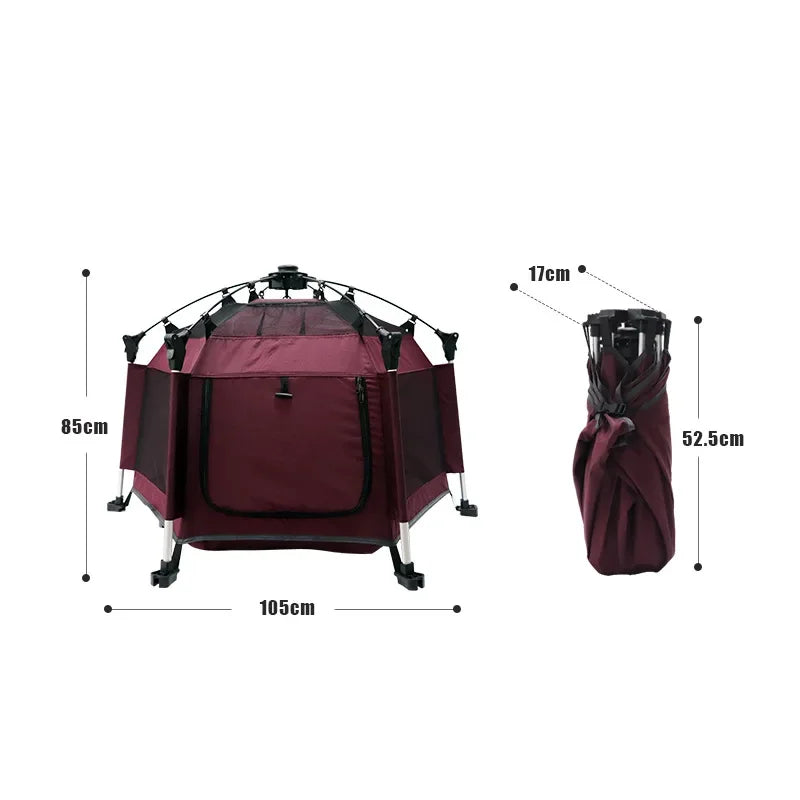 Amazon new pet tent foldable removable outdoor beach home indoor cat tent dog kennel