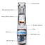 Pet Hair Clipper With Suction USB 3-Speed Vacuum Dog Shaver 1500mAh Rechargeable Low Noise Electric Dog Groomer For Cats