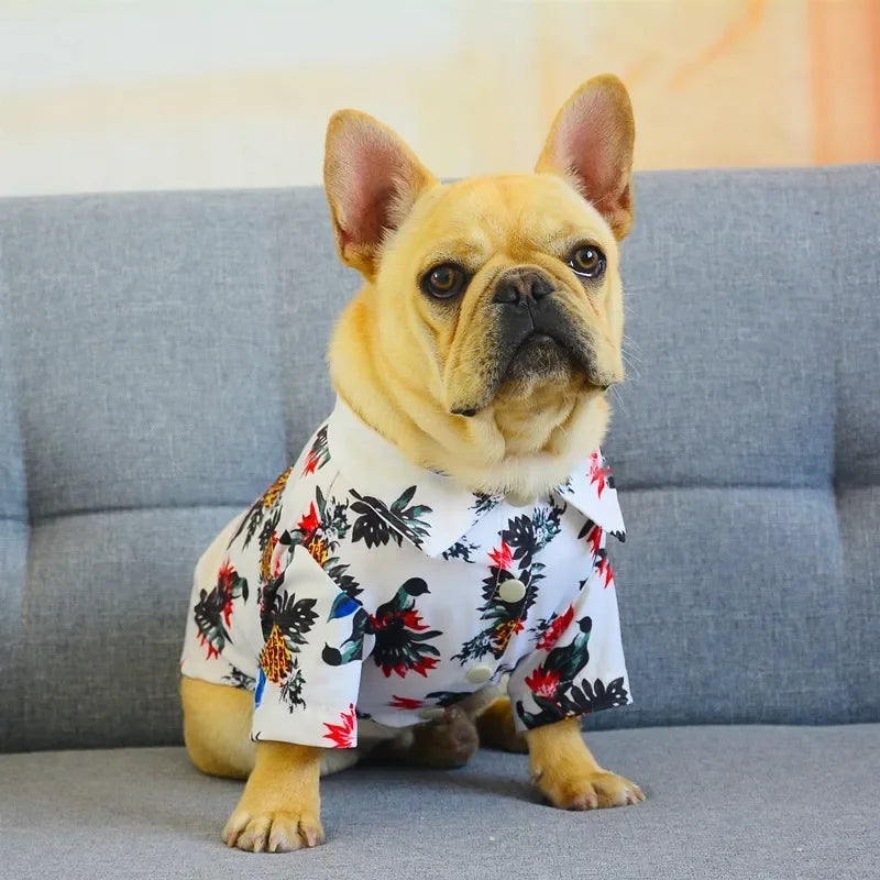 Fashion Pet Clothes Cute Fruit Pattern Dress T-shirt Summer Shirt Puppy Print Vest Outfit Apparel Small Medium Dog Clothes