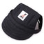Adjustable Baseball Cap with Ear Holes for Large Medium and Small Dogs Summer Dog Cap Puppy Sun Hat Outdoor Hiking Pet Products