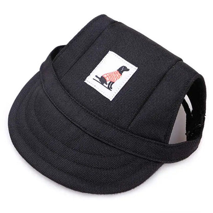 Adjustable Baseball Cap with Ear Holes for Large Medium and Small Dogs Summer Dog Cap Puppy Sun Hat Outdoor Hiking Pet Products