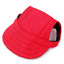 Adjustable Baseball Cap with Ear Holes for Large Medium and Small Dogs Summer Dog Cap Puppy Sun Hat Outdoor Hiking Pet Products