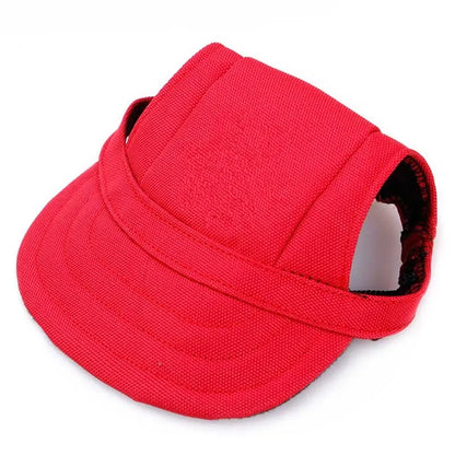 Adjustable Baseball Cap with Ear Holes for Large Medium and Small Dogs Summer Dog Cap Puppy Sun Hat Outdoor Hiking Pet Products