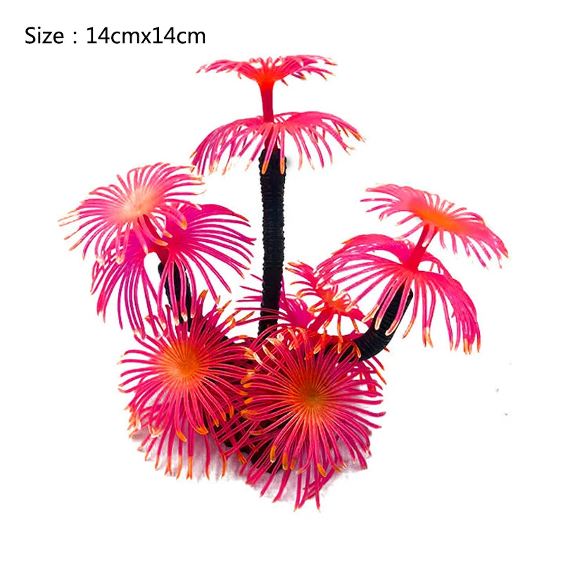 Artificial Underwater Coral Plastic Aquarium Fish Tank Simulation Decoration Aquarium Backgrounds Plants Water Grass Beautiful