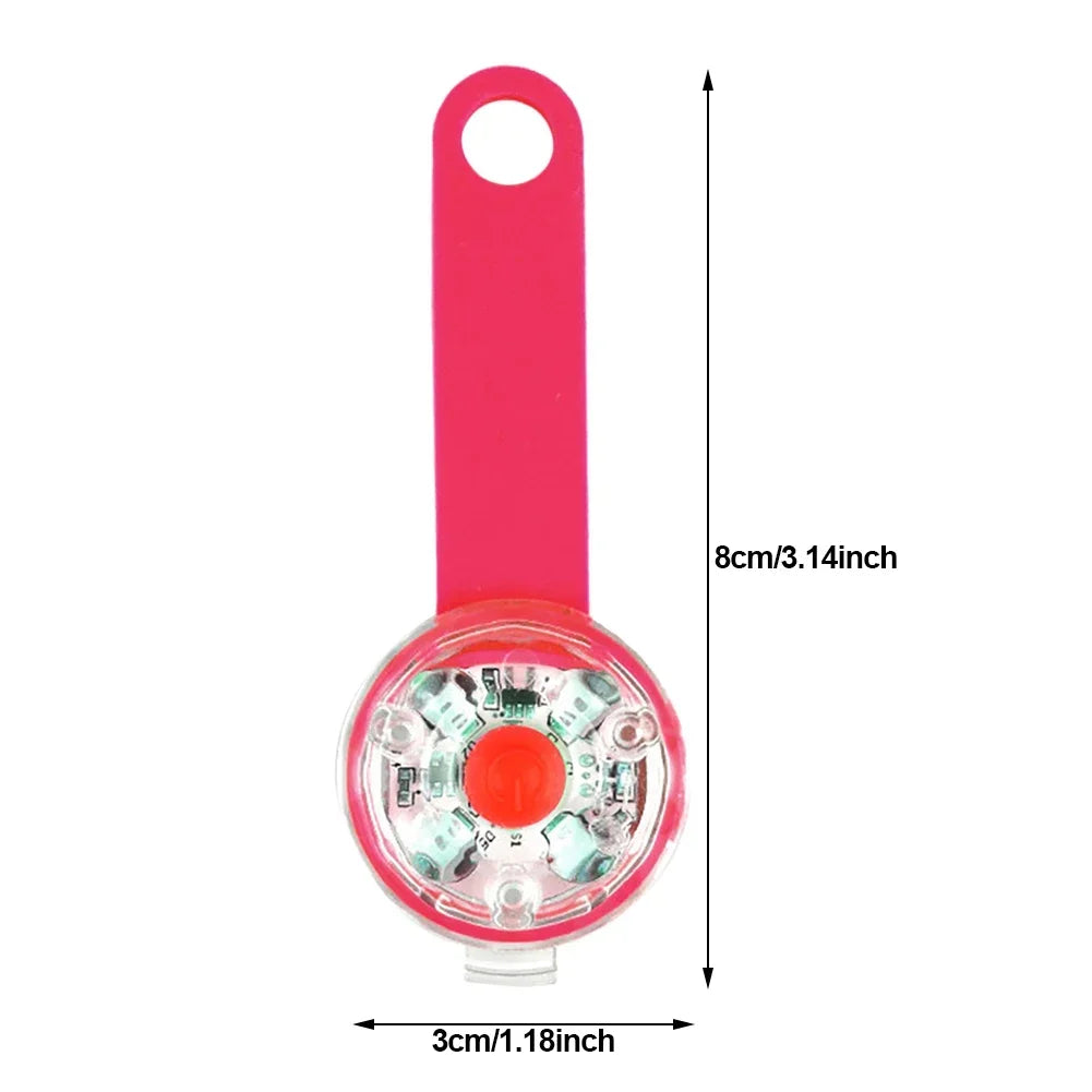 Dogs Collars Anti Loss Pendant Waterproof Safety LED Flashing Light USB Rechargeable LED Light Pendant For Dogs Cats Pets