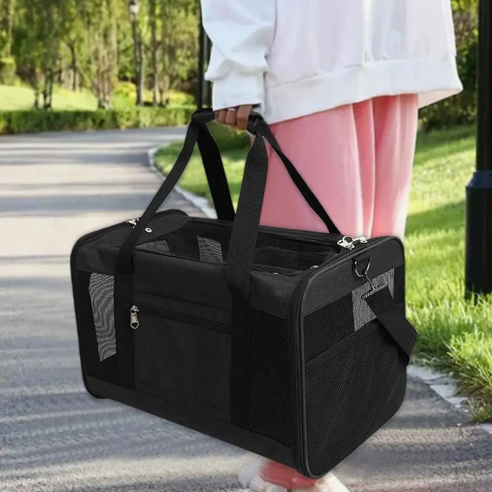 Animal Carriers For Cats Adjustable Cat Carrier Soft Dog Crate Cat Accessories Animal Carriers Travel Oxford Cloth 2 Ways For