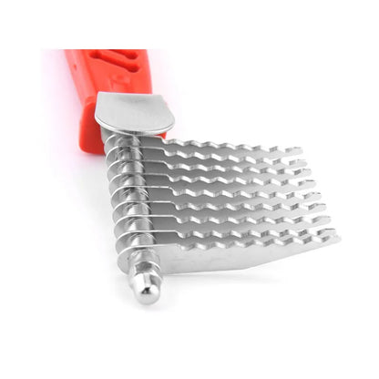 Dog Comb Pet Grooming Tools Dog Rake Comb Trimmer Stainless Steel Cat Dog Comb for Dematting Removing Dead Matted & Knotted Hair