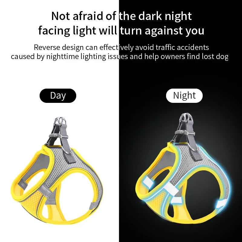 Pet dog Harness Leash Set for Small Dogs Adjustable Puppy Harness Vest French Bulldog Chihuahua dog harness and leash set  puppy