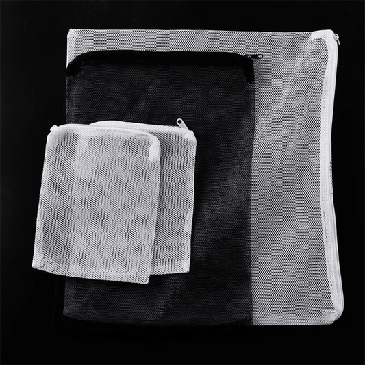 5Pcs Black/White Filter Mesh Bag Aquarium Pond For Bio Ball Carbon Media Ammonia Fish Tank Isolation Bag Accessories