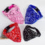 Dog Bandana Collar Scarf for Puppy & Cat Small Medium Large Dogs Adjustable Collars Pet Handkerchief Bibs Dress-up Accessories