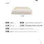 Surround Quadrangle Dog Kennel All-season High Thickened Memory Foam Removable Waterproof Spacious Solid Wear-resistant