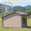 Outdoor dog house  large dog medium courtyard solid wood outdoor  sun protection rain protection villa Tongshen