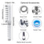 Pet Shower Sprayer Multifunctional Dog Bathing Massage Sprayer Indoor Outdoor Pet Cleaning Showerhead For Bathroom Toilet Garden